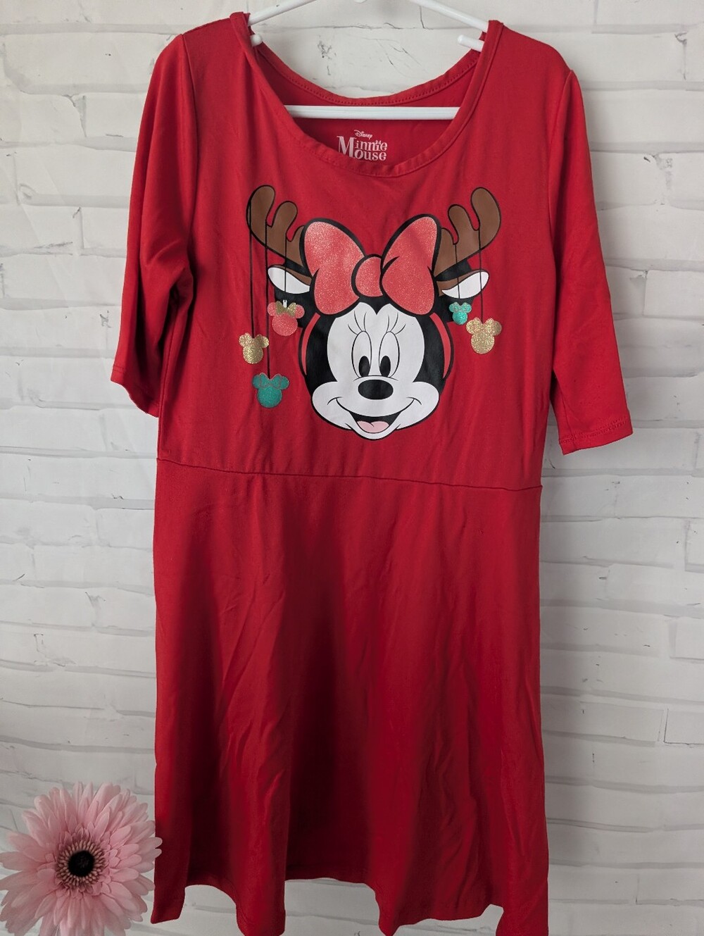 Disney Red Minnie Mouse Holiday Dress